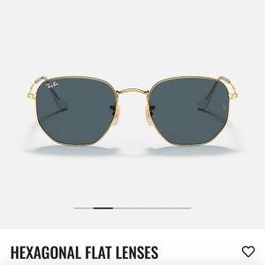 RayBan Hexagonal Flat Lenses